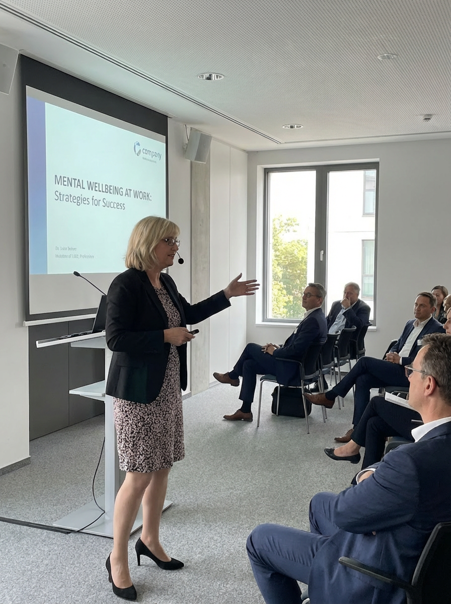 Calm therapeutic workspace with notebook and tea